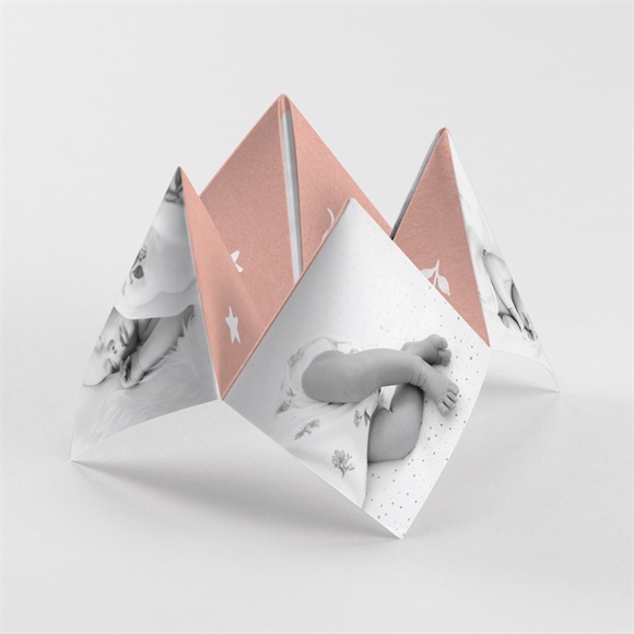 Geburtskarte Große Freude - Origami ref.N33060