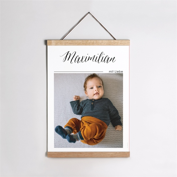 Geburtsposter Minimalistischer Glanz ref.N26033