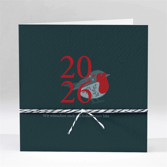 Weihnachtskarte Kleines Rotkehlchen ref.N451174