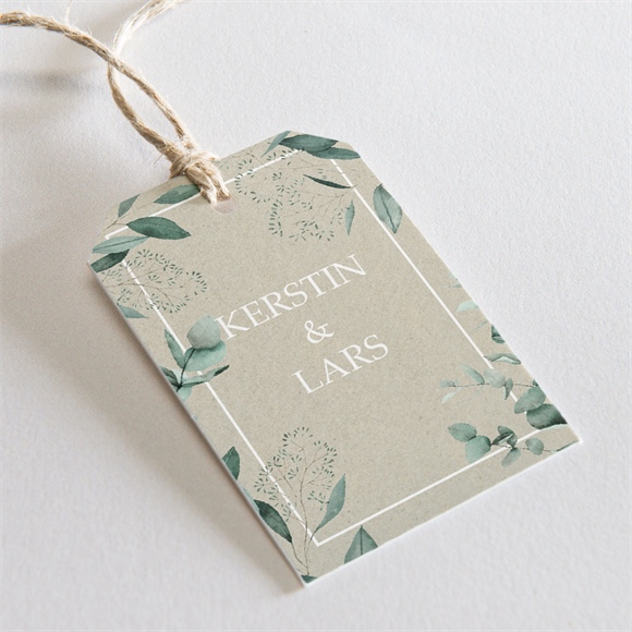 Geschenkanhänger Hochzeit Intime Blätterwelt ref.N291318