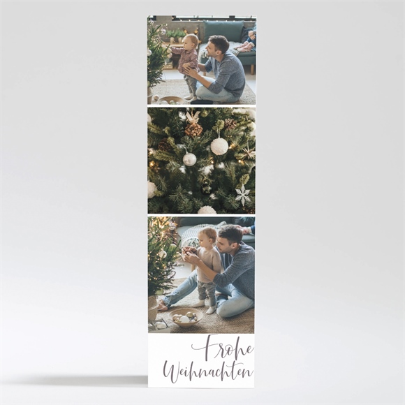 Weihnachtskarte Weihnachtskarte Fotostreifen ref.N200357