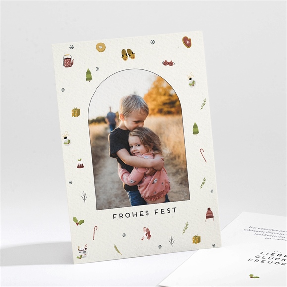 Weihnachtskarte Vintagegrüße ref.N211556