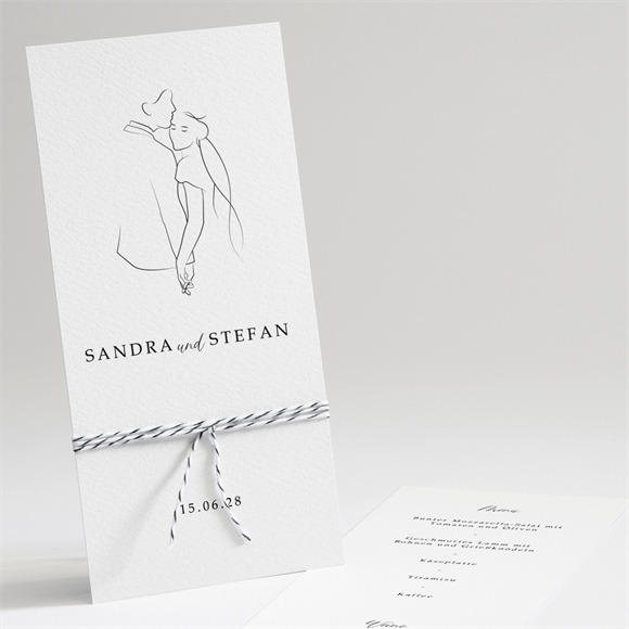 Menükarte Hochzeit Skizze ref.N221236