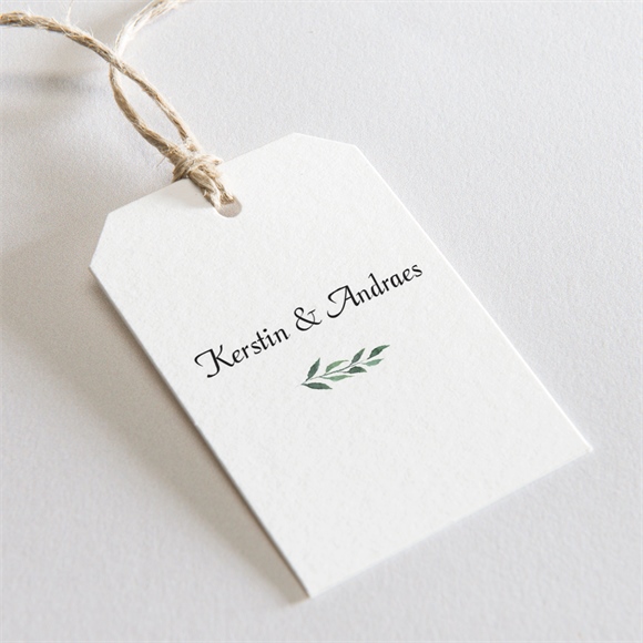 Geschenkanhänger Hochzeit Blätterband ref.N291302