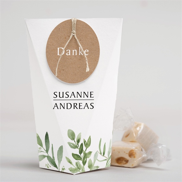 Geschenkbox Hochzeit Frühlingsgrün - Schachtel ref.N520119