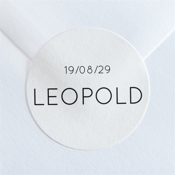 Sticker Geburt Zarte Silhouette ref.N360198