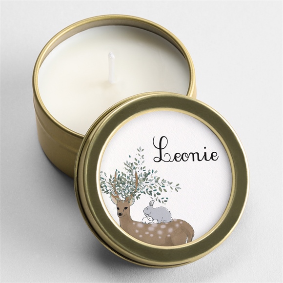 Kerze Geburt Waldlichtung ref.N360905