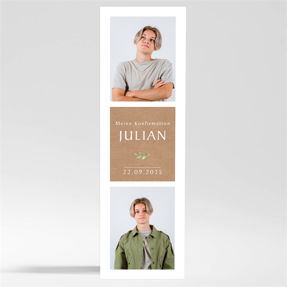 Einladung Konfirmation Fotostreifen ref.N200470