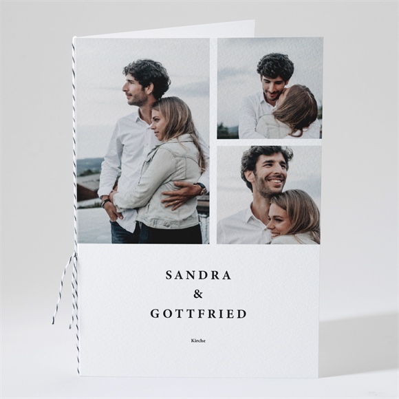 Kirchenheft Hochzeit Fotoautomat schlicht ref.N491358