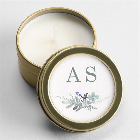 Kerze Hochzeit Initialen ref.N3601134