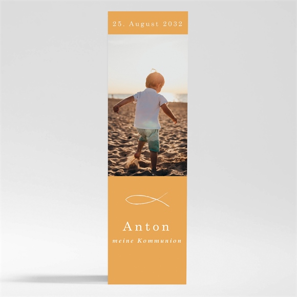 Andenken Kommunion Senfgelb - Magnet ref.N200488