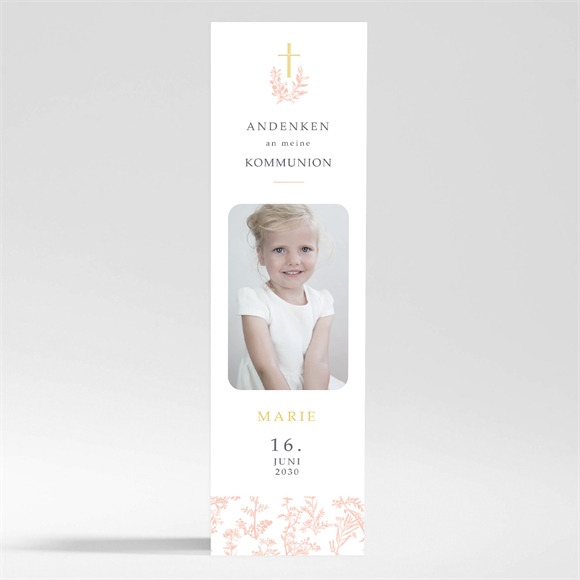 Andenken Kommunion Pflanzendrucke - Magnet ref.N200444