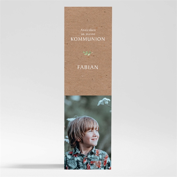 Andenken Kommunion Pflanzenillustration - Magnet ref.N200384