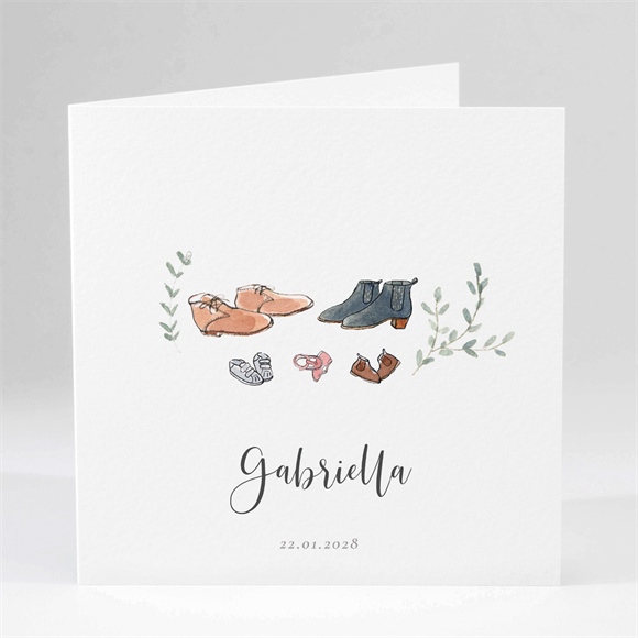 Geburtskarte Unsere kleinen Schuhe ref.N451242