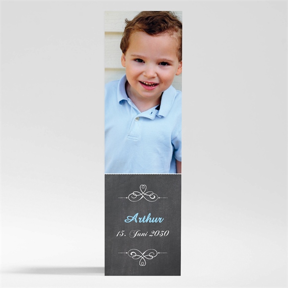 Andenken Kommunion Weizenähren blau - Magnet ref.N200487