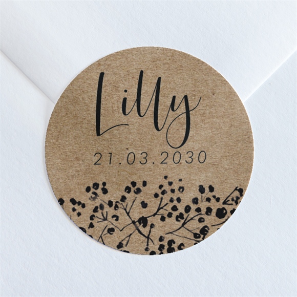 Sticker Geburt Süße Neuigkeit ref.N360267