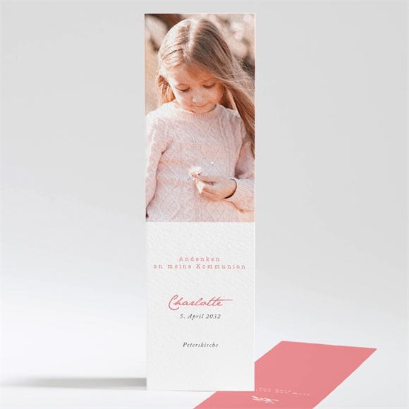 Andenken Kommunion Kupferblätterranke ref.N20195