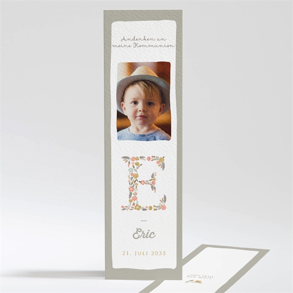 Andenken Kommunion Blumensignatur ref.N201285