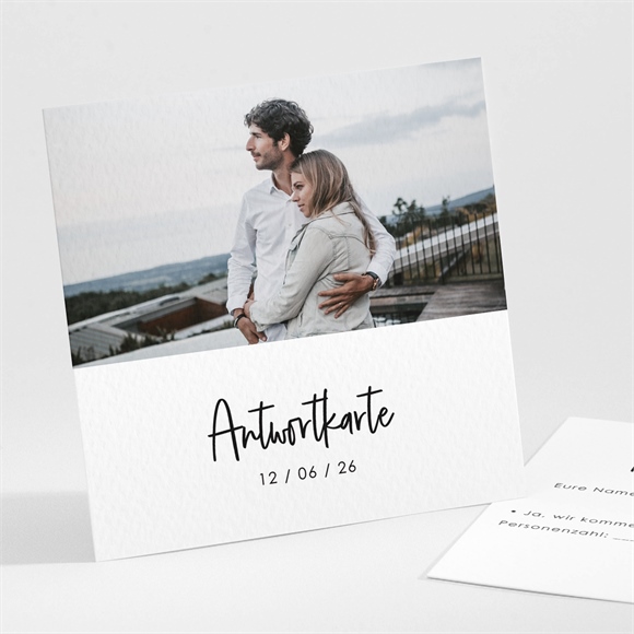 Antwortkarte Hochzeit Wir ref.N301230