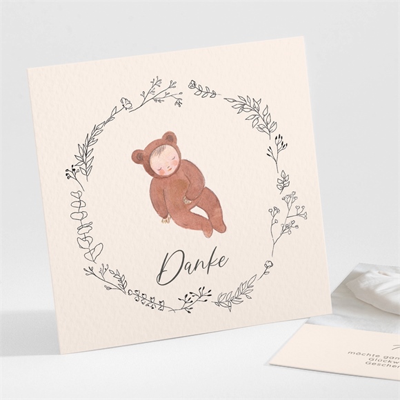 Dankeskarte Geburt Kleiner Bär ref.N301323