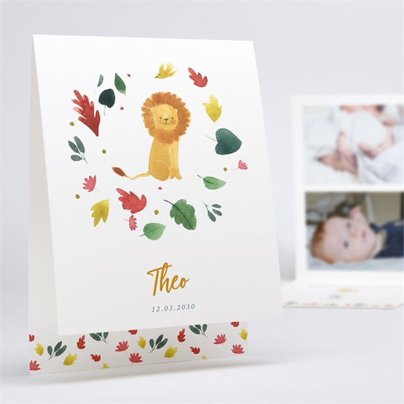 Geburtskarte Kleiner Löwe ref.N50167