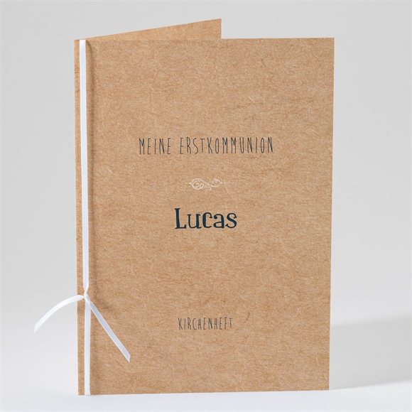 Kirchenheft Kommunion Kraftpapierillustration ref.N491333