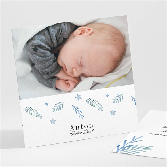 Dankeskarte Geburt Wirbelwind ref.N301336