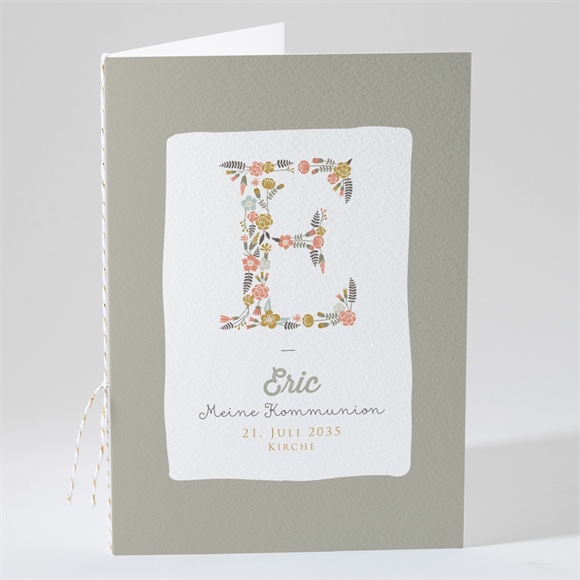 Kirchenheft Kommunion Blumensignatur ref.N491229