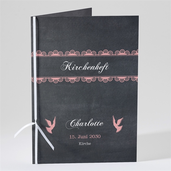 Kirchenheft Kommunion Rosa Taube ref.N491340
