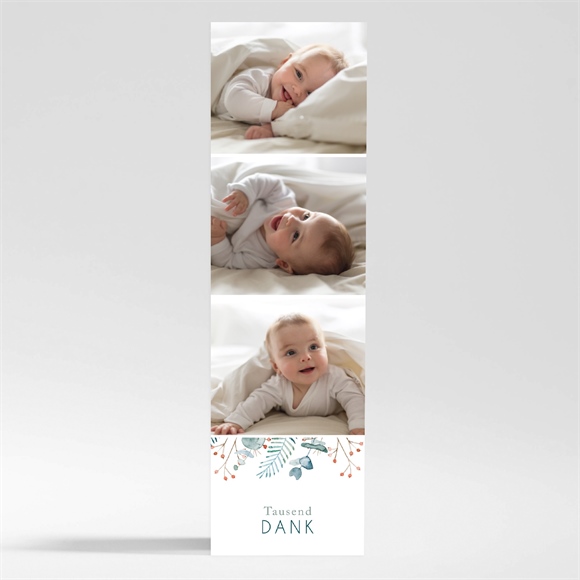 Dankeskarte Geburt Schwerelosigkeit - Magnet ref.N200502