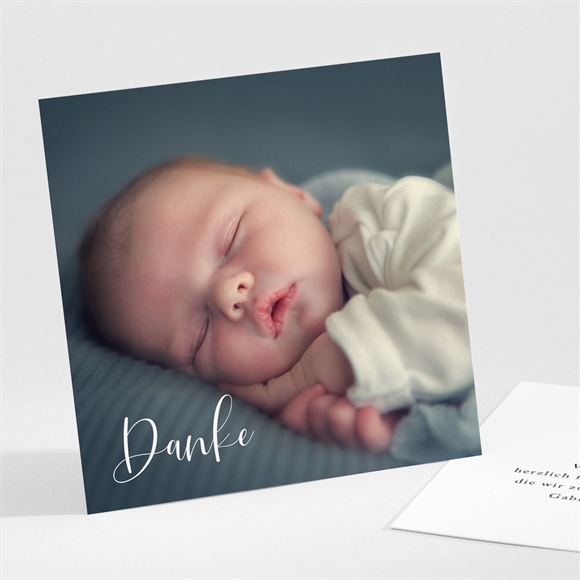 Dankeskarte Geburt Unser kleiner Schatz ref.N301384