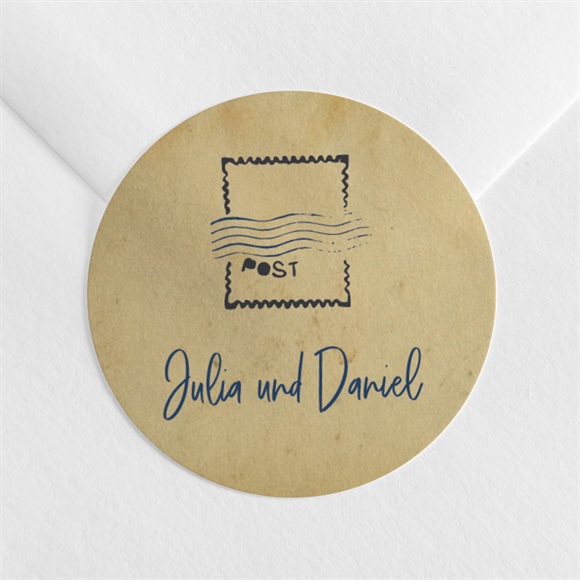 Aufkleber Hochzeit Hochzeitstelegramm ref.N3601096