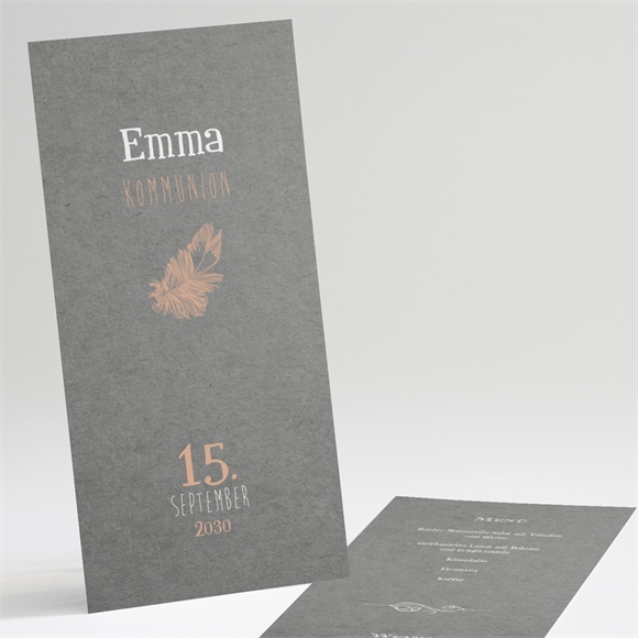 Menükarte Kommunion Kommunionssymbole ref.N221209