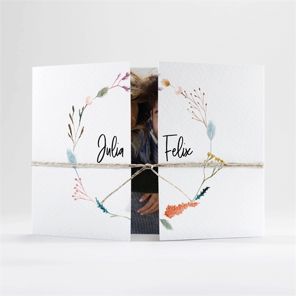 Hochzeitseinladung Landkunst - Doppelklapp ref.N70193