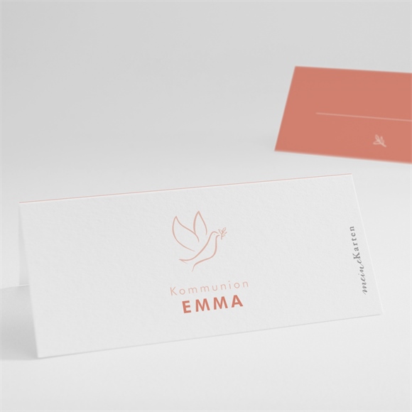 Tischkarte Kommunion Taube ref.N440849