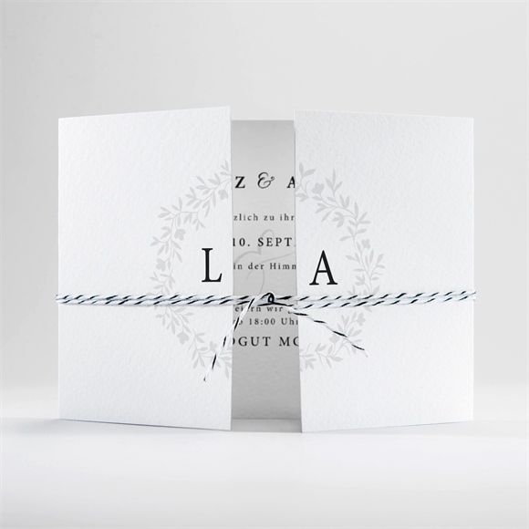 Hochzeitseinladung Herrlich  - Doppelklapp ref.N701101