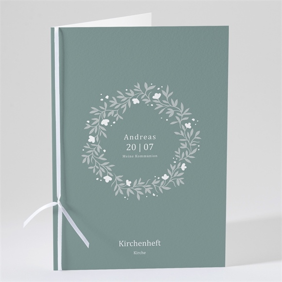 Kirchenheft Kommunion Smaragdprägung ref.N491181