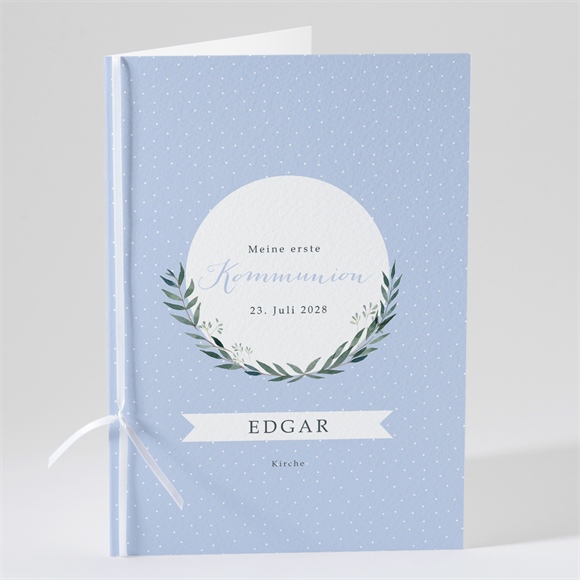 Kirchenheft Kommunion Zartes Blau ref.N491343