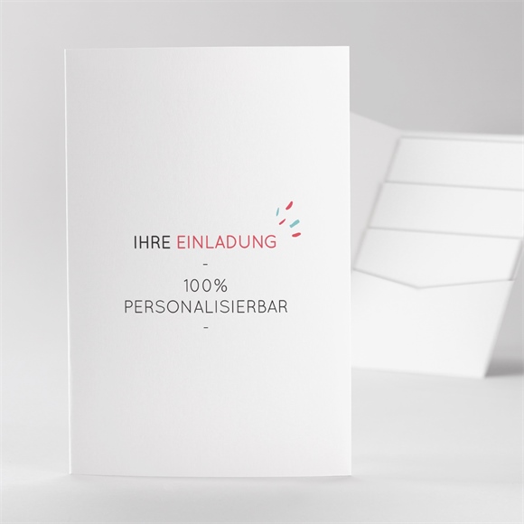 Hochzeitseinladung Blanco - Pocketfold (N84138) ref.N84138