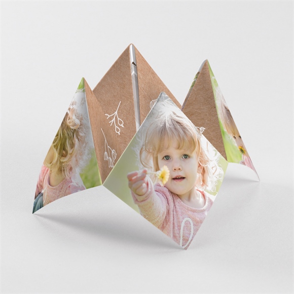 Einladung Taufe Foto auf Kraftpapier ref.N33059