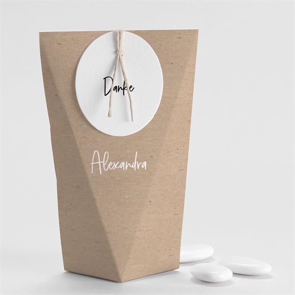 Geschenkbox Konfirmation Ichtus auf Kraftpapier 2 ref.N520240