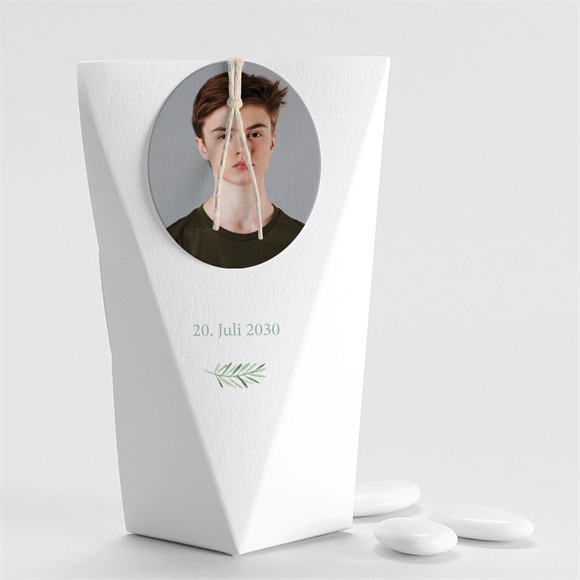 Geschenkbox Konfirmation Vergoldeter Blumenkranz 2 ref.N520246