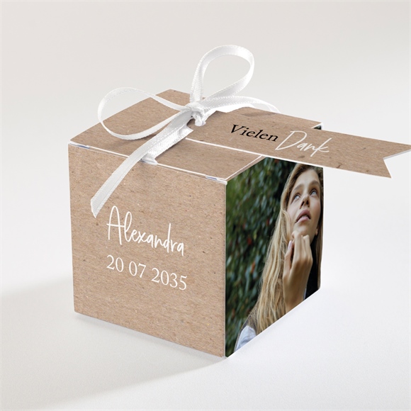 Geschenkbox Konfirmation Ichtus auf Kraftpapier ref.N340583