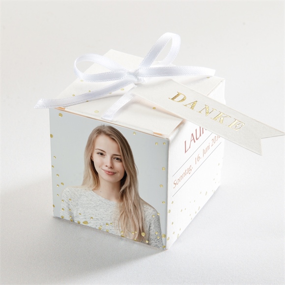 Geschenkbox Konfirmation Goldener Ichthus - Gold ref.N340586