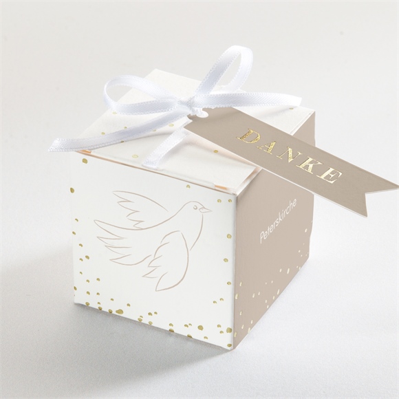 Geschenkbox Konfirmation Goldbuchstabe - Gold ref.N340581