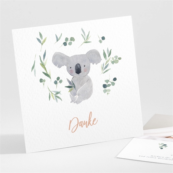 Dankeskarte Geburt Koalaliebe ref.N301340