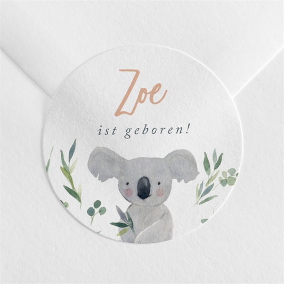 Sticker Geburt Koalaliebe ref.N360360