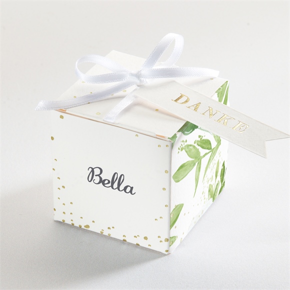 Geschenkbox Kommunion ornamente - gold