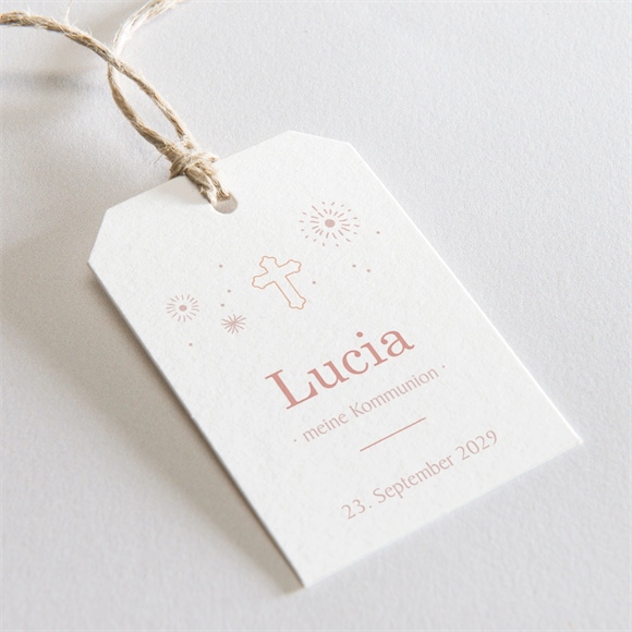 Geschenkanhänger Kommunion Hoch hinaus ref.N291337