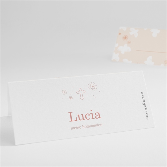 Tischkarte Kommunion Hoch hinaus ref.N440906